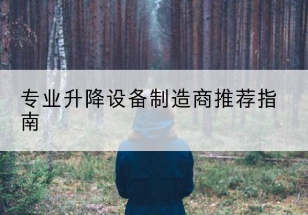 叶县电动剪叉升降平台厂家-专业升降设备制造商推荐指南
